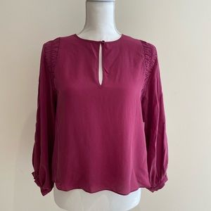 Joie fuchsia blouse